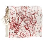 Dior Red/White Hortensia Small Wallet