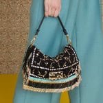 Fendi Black Beaded Baguette Bag - Pre-Fall 2019