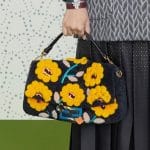 Fendi Blue/Yellow Floral Baguette Bag - Pre-Fall 2019