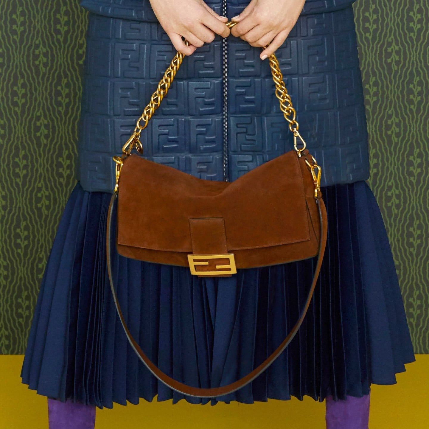Fendi Pre-Fall 2019 Bag Collection Features Suede and Beaded Bags | Spotted Fashion