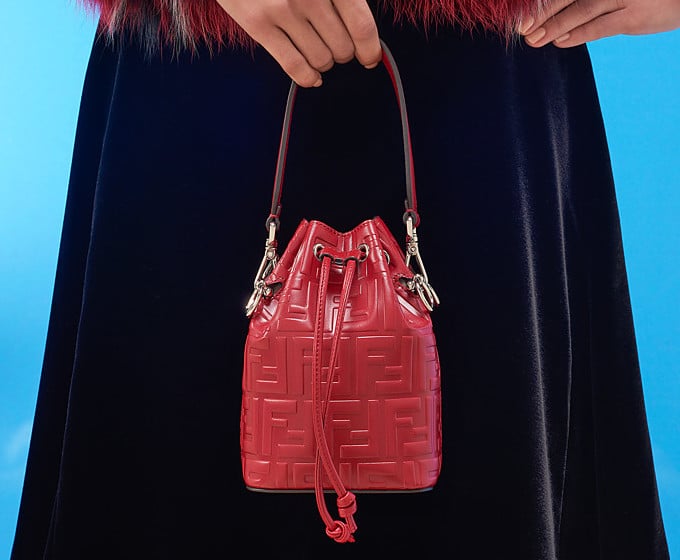 Fendi Small Mon Tresor Bucket Bag, Designer code: 8BS010AK61, Luxury  Fashion Eshop