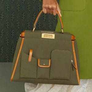 Fendi Olive Green Peekaboo Pocket Bag - Pre-Fall 2019