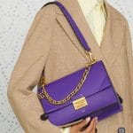 Fendi Purple Flap Bag - Pre-Fall 2019