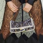 Fendi Purple/White Beaded Baguette Bag - Pre-Fall 2019