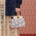 Fendi White/Purple Beaded Peekaboo Mini Bag - Pre-Fall 2019