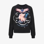 Givenchy Embroidered Sweatshirt with Zodiac Sign Pig Print