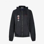 Givenchy Hoodie Windbreaker with Zodiac Sign Pig Print