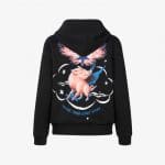 Givenchy Hoodie with Zip and Zodiac Sign Pig Print