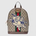 Gucci GG Supreme Three Little Pigs Ophidia GG Backpack Bag