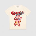 Gucci Piglet Oversize Cotton T-Shirt