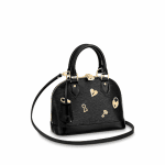 Louis Vuitton Black Epi Alma BB Love Lock Bag