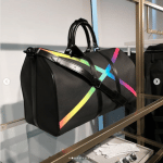 Louis Vuitton Black/Multicolor Keepall Bag