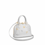 Louis Vuitton Blanc Epi Alma BB Love Lock Bag