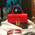 Louis Vuitton Coquelicot Monogram Canvas Locky BB Bag