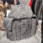 Louis Vuitton Gray Monogram Quilted Backpack Bag