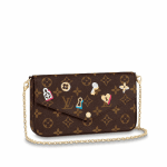 Louis Vuitton Monogram Canvas Love Lock Pochette Felicie Bag