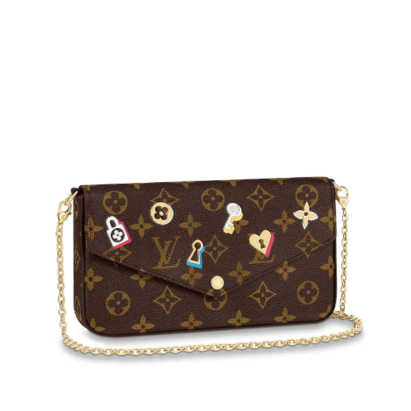 Louis Vuitton Love Lock New Wave Long Leather Wallet