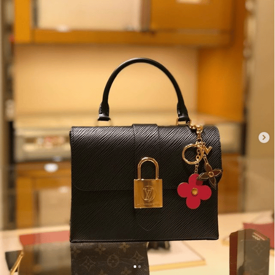 Louis Vuitton Rose Ballerine Epi Leather Locky BB Bag Louis