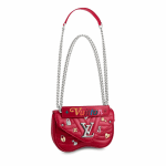 Louis Vuitton Red New Wave Love Lock Chain PM Bag