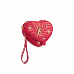 Louis Vuitton Red New Wave Love Lock Heart Bag