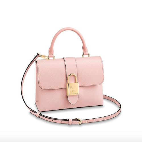 Louis Vuitton LOCKY Bb EPI Leather Crossbody Bag Rose Poudré