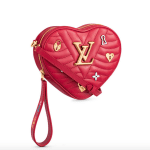 Louis Vuitton Red New Wave Love Lock Heart Bag