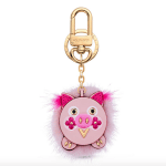 Louis Vuitton Wild Fur Pig Bag Charm and Key Holder