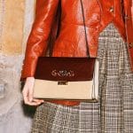 Gucci Burgundy/Ivory Shoulder Bag