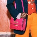 Gucci Pink Crocodile Shoulder Bag 2