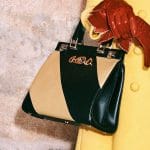 Gucci Black/Ivory Top Handle Bag