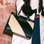 Gucci Black/Ivory Top Handle Bag 2