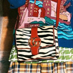 Gucci Zebra Print Arli Shoulder Bag