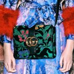 Gucci Black Floral Print Arli Shoulder Bag