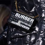 Burberry Black Printed Flap Bag - Fall 2019