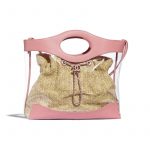 Chanel Pink PVC/Calfskin Shopping Bag