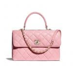 Chanel Pink Trendy CC Top Handle Bag