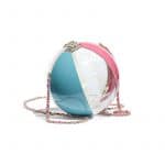 Chanel Turquoise/Pink/White/Transparent Beach Ball Minaudiere Bag