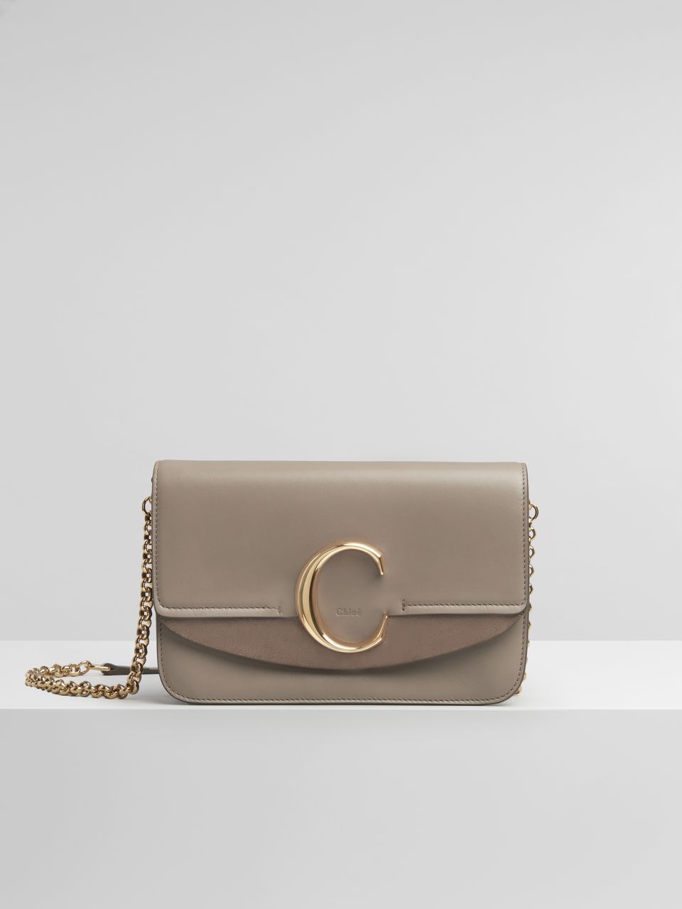 Clutches Chloe' - Chloe C clutch in black - CHC19SS192A37001