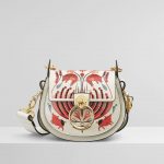 Chloe Natural White Artistic Print Tess Small Bag