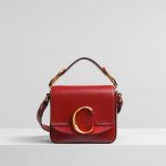 Chloe Plaid Red C Mini Bag