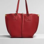 Chloe Plaid Red Vick Medium Tote Bag