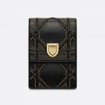 Dior Black Diorama Vertical Clutch Bag