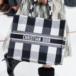 Dior Black/White Plaid Book Tote Bag - Fall 2019
