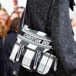 Dior Black/White Plaid Messenger Bag - Fall 2019