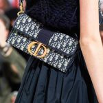 Dior Blue Oblique Canvas Flap Bag - Fall 2019