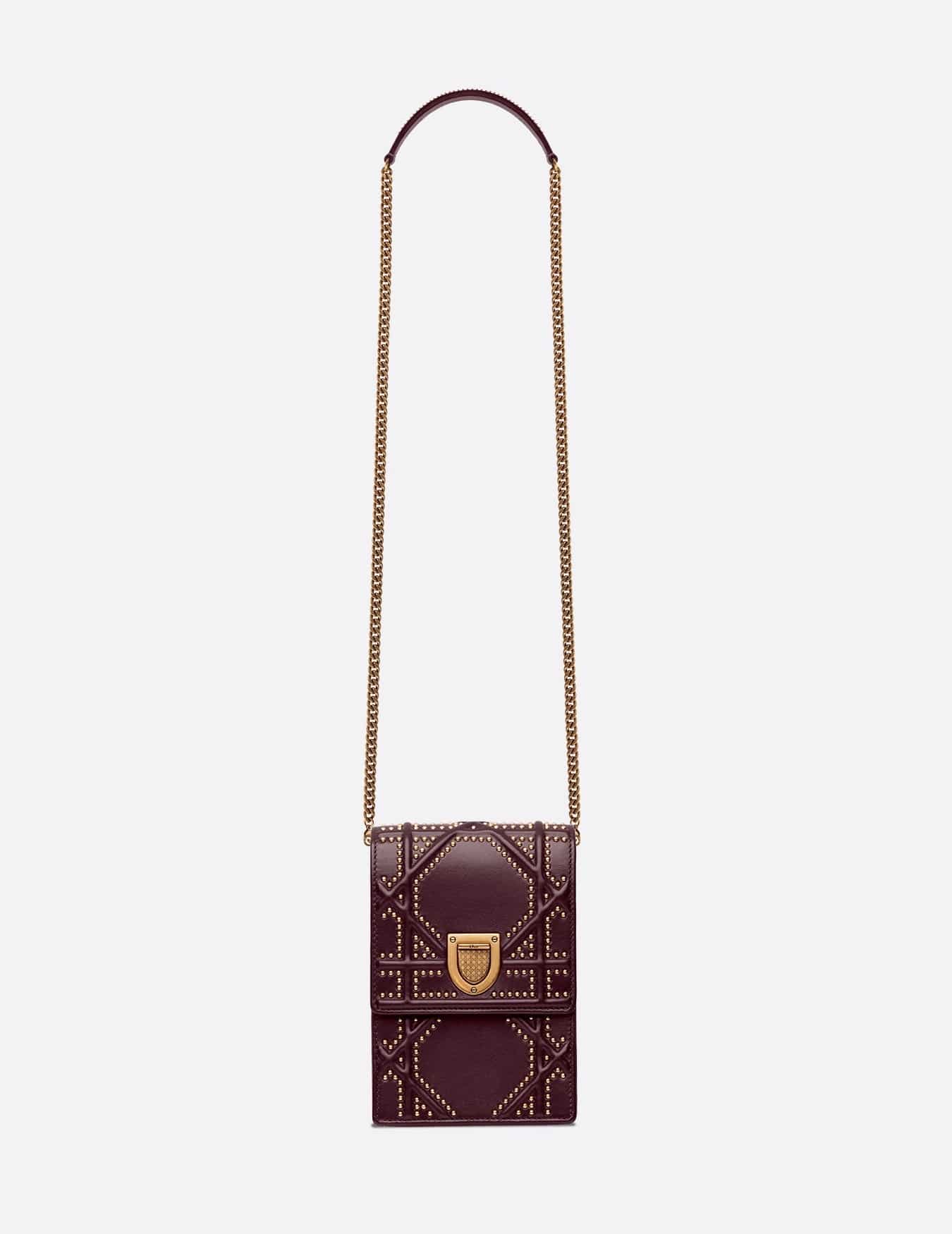 Diorama lambskin online clutch price