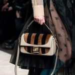 Fendi Beige Pequin Flap Bag - Fall 2019