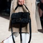 Fendi Black Floral Baguette Bag - Fall 2019