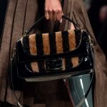 Fendi Brown/Black Pequin Flap Bag - Fall 2019