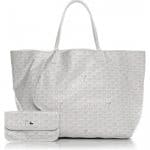 Goyard White Saint Louis GM Bag